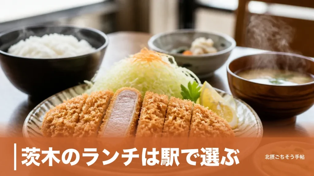 茨木のランチは駅で選ぶ｜790円のグリーンカレーから1,650円のとんかつまで5軒のアイキャッチ画像