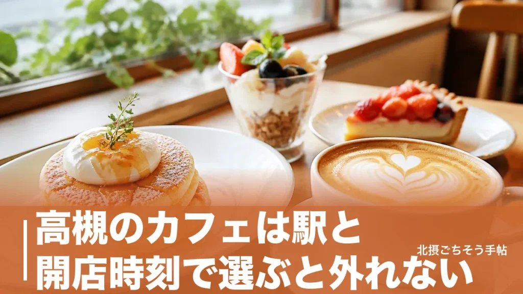 高槻のカフェは駅と開店時刻で選ぶと外れない｜朝6時30分から週2日だけの店まで9軒のアイキャッチ画像