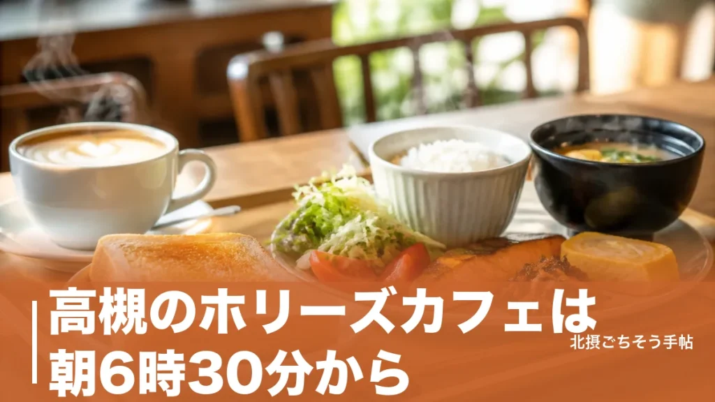 高槻のホリーズカフェは朝6時30分から｜阪急高槻駅前とエミル高槻の違いと3店舗目のアイキャッチ画像