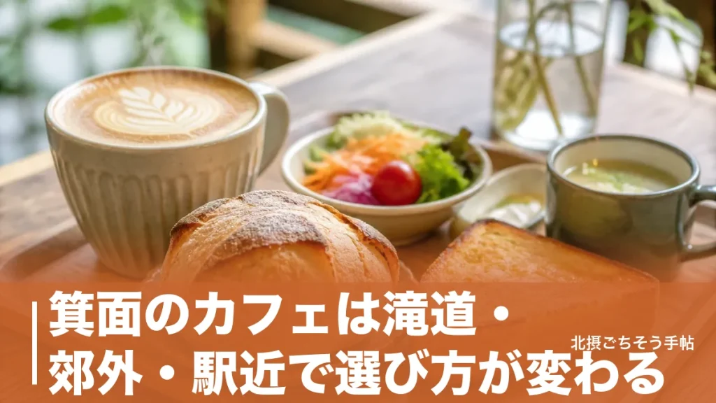 箕面のカフェは滝道・郊外・駅近で選び方が変わる｜朝9時開店から24時まで6軒を厳選のアイキャッチ画像