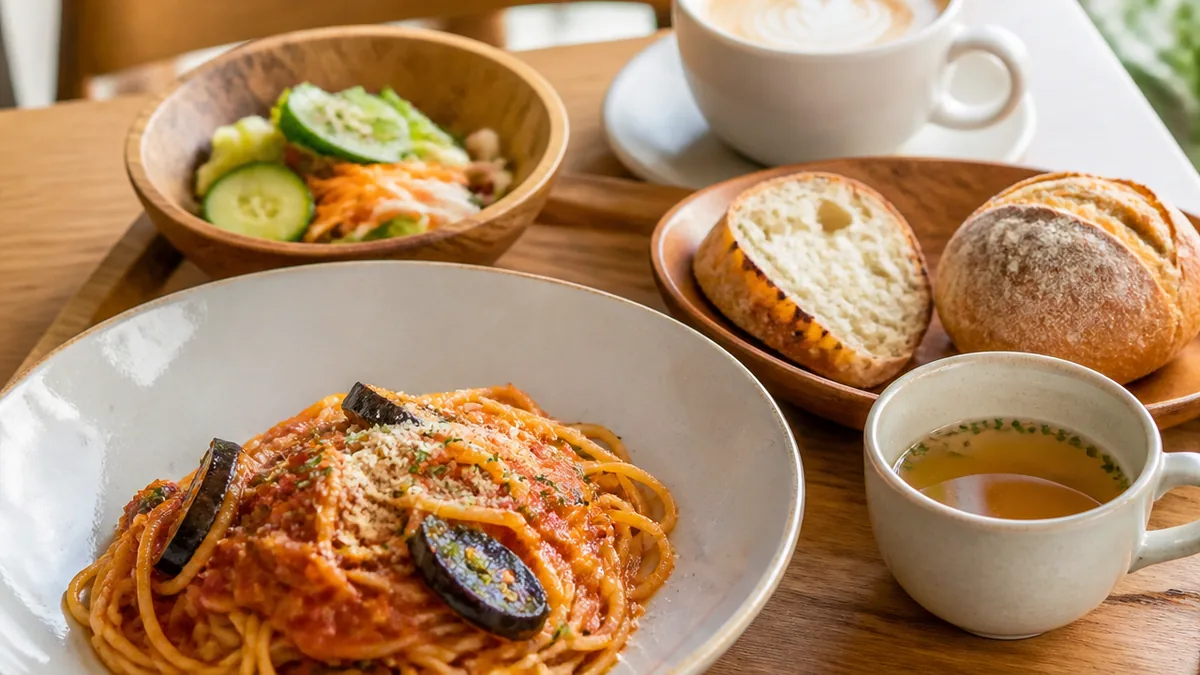 気取らず長居できる、パスタとパンケーキの2軒の解説画像