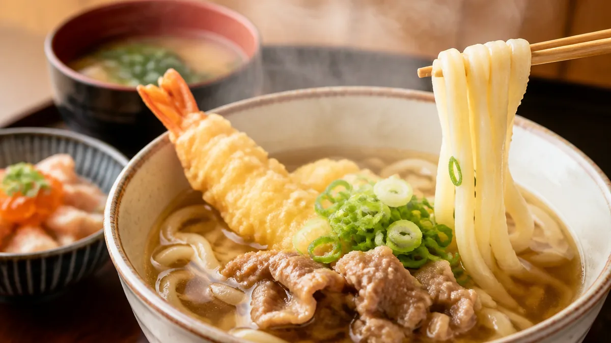 麺か海鮮か、駅の地下と2階でがっつり食べたい日の2択の解説画像