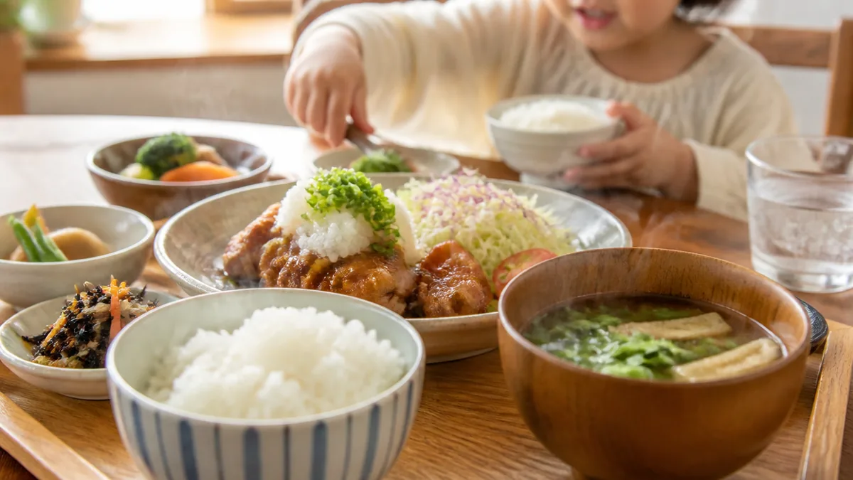 ごはんおかわり自由。取り分け前提の定食2軒の解説画像