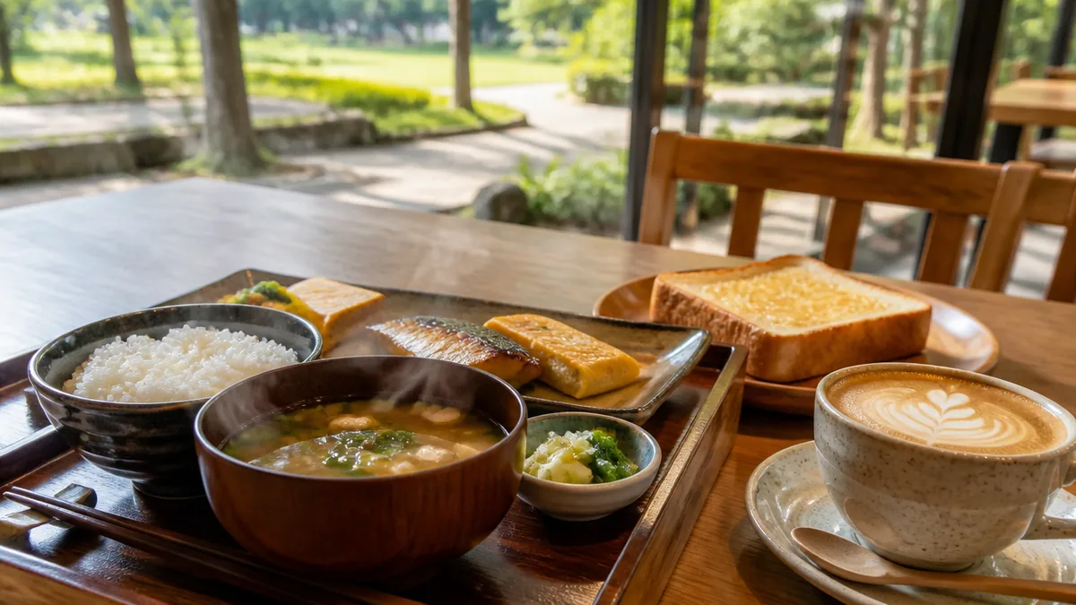 朝7時から開いている公園カフェという選択肢の解説画像