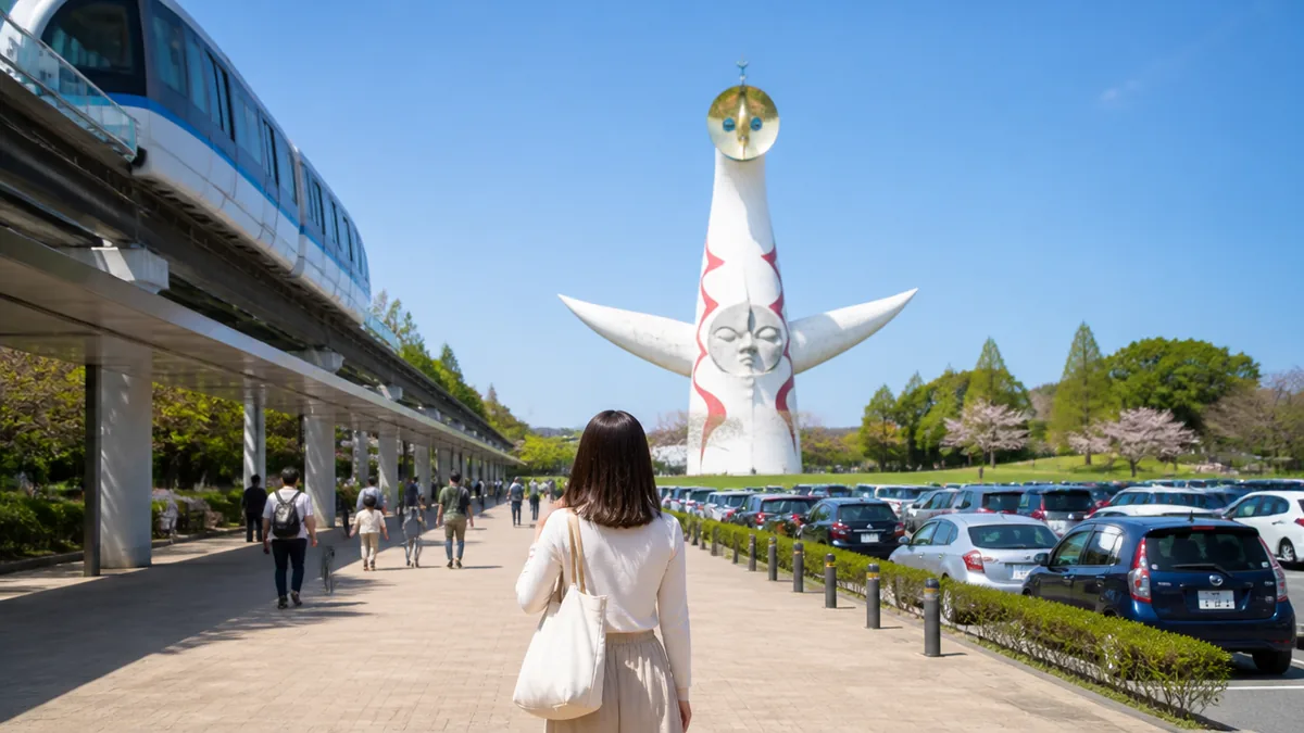 万博公園のアクセスは「どのゲートから入るか」で決まるの解説画像