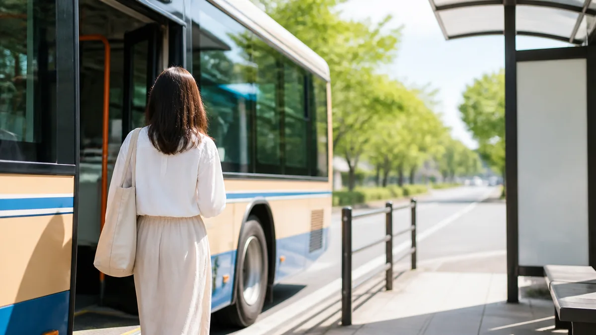 駐車場がないという前提から逆算する、三島江までのアクセスの解説画像