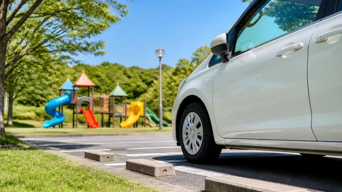 車で行くなら19台の駐車場をどう使う？の解説画像