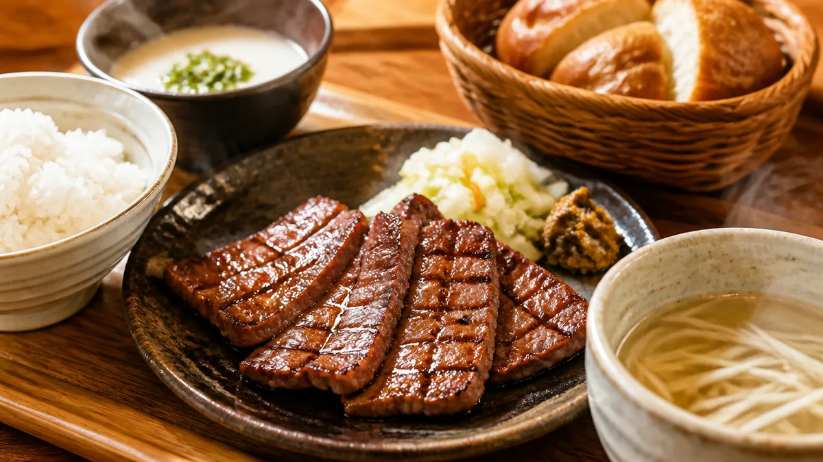牛たん炭火焼 仁 大阪分店はどんなお店？ 仙台の牛たんをなんばで出す分店の解説画像