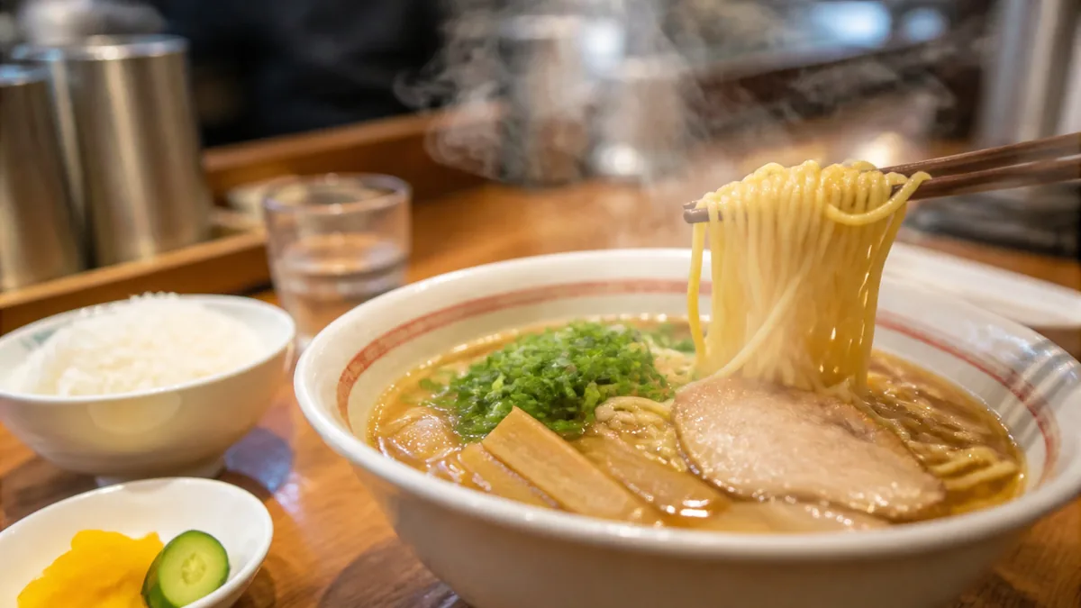 ひとりでさっと食べるなら、駅から281mの中華そばが頼れるの解説画像