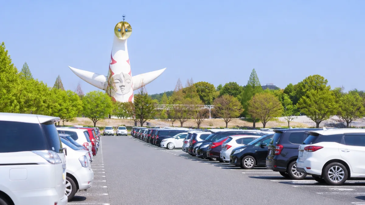万博公園の駐車場は5か所・合計4,462台｜まず全体像をつかむの解説画像