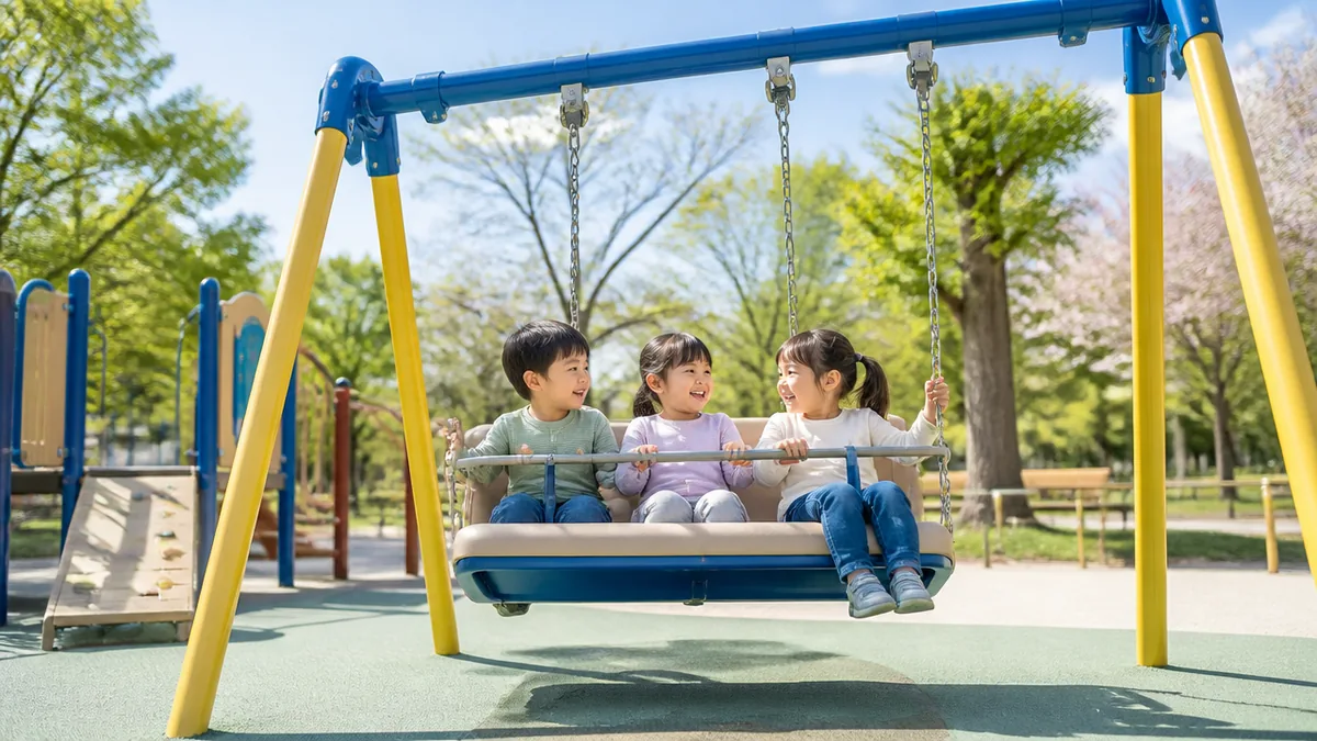 何歳の子が楽しめる？リニューアル後の遊具を年齢別に見てみるの解説画像