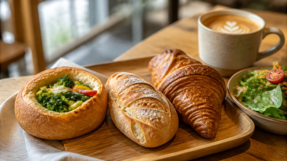 パン好きの朝ならパンデュース 本店の野菜パンの解説画像