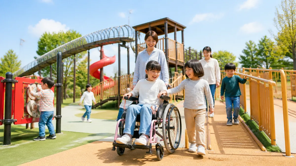 障がいの有無に関係なく遊べる？9街区の過ごし方の解説画像