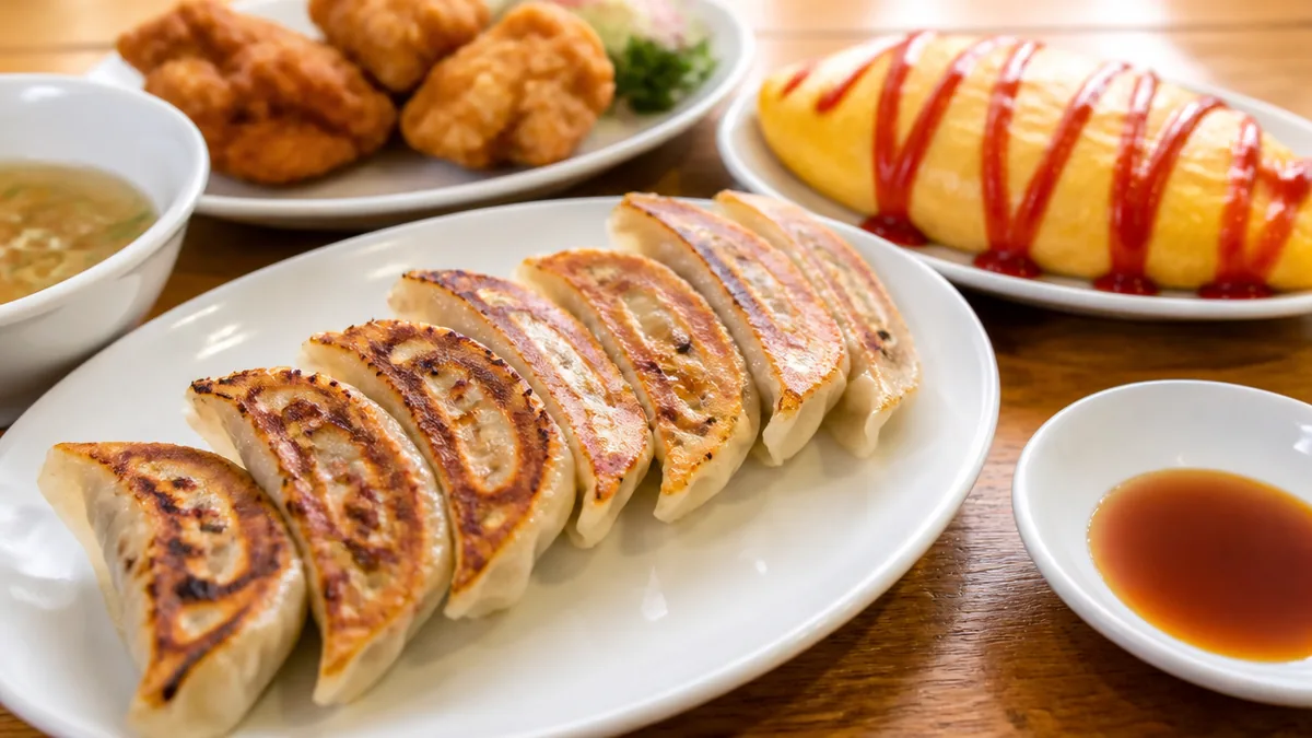 服部一貫楼は服部天神駅徒歩4分の町中華｜350円の餃子と750円のオムライスで通うのアイキャッチ画像