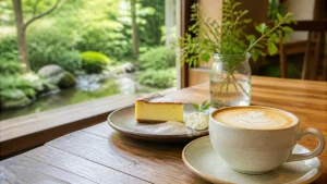 箕面のカフェで隠れ家を探すなら5軒｜倉庫ビルの3階から日本庭園を望む蔵カフェまでのアイキャッチ画像