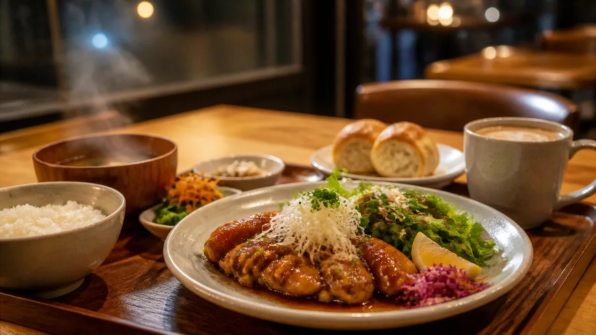 週末の夜はマザームーンカフェ千里店でしっかり夕食の解説画像
